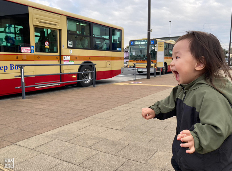 二歳児と路線バス