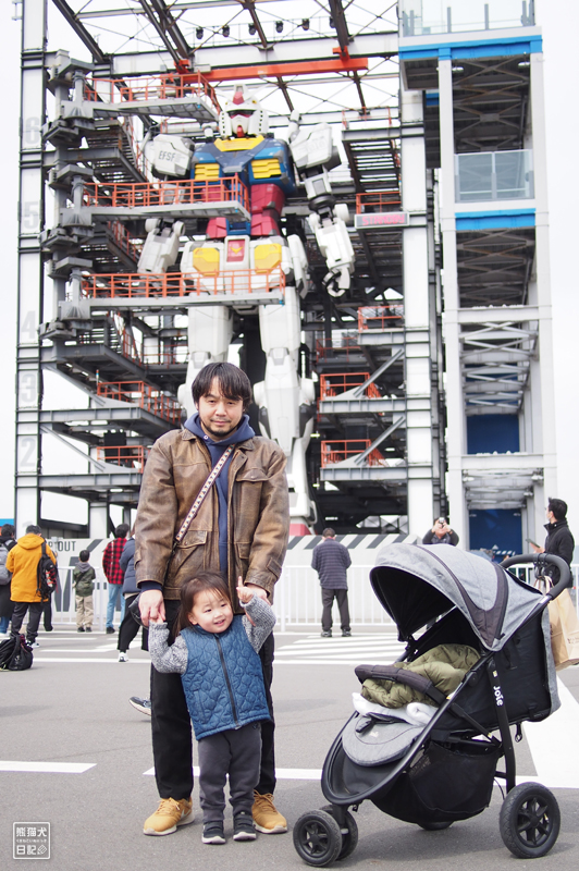 ガンダムファクトリー横浜と三歳児