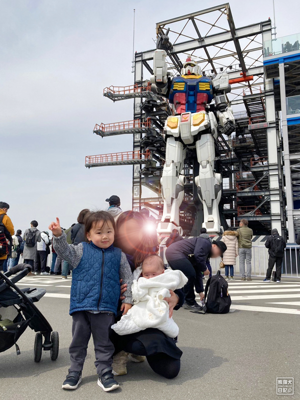 ガンダムファクトリー横浜と三歳児