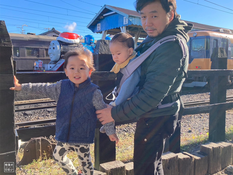 小倅と大井川鉄道のトーマス号