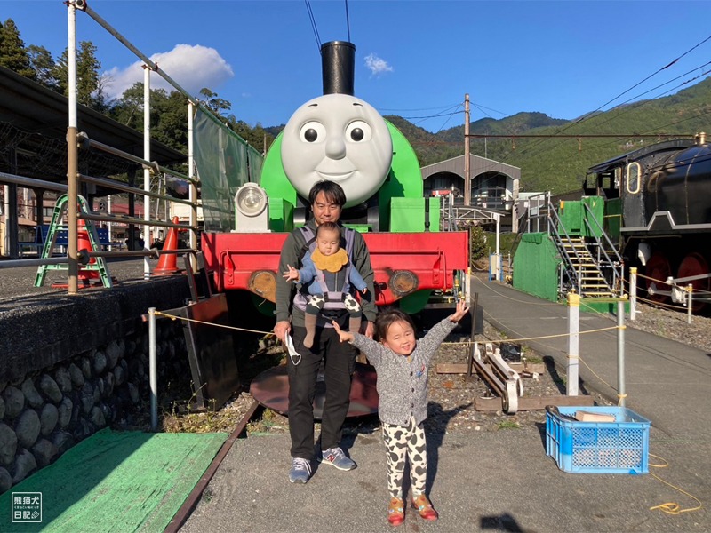 小倅と大井川鉄道のきかんしゃトーマス