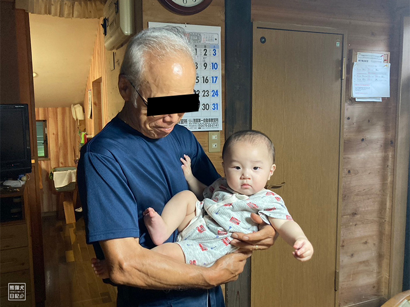 じぃじと孫