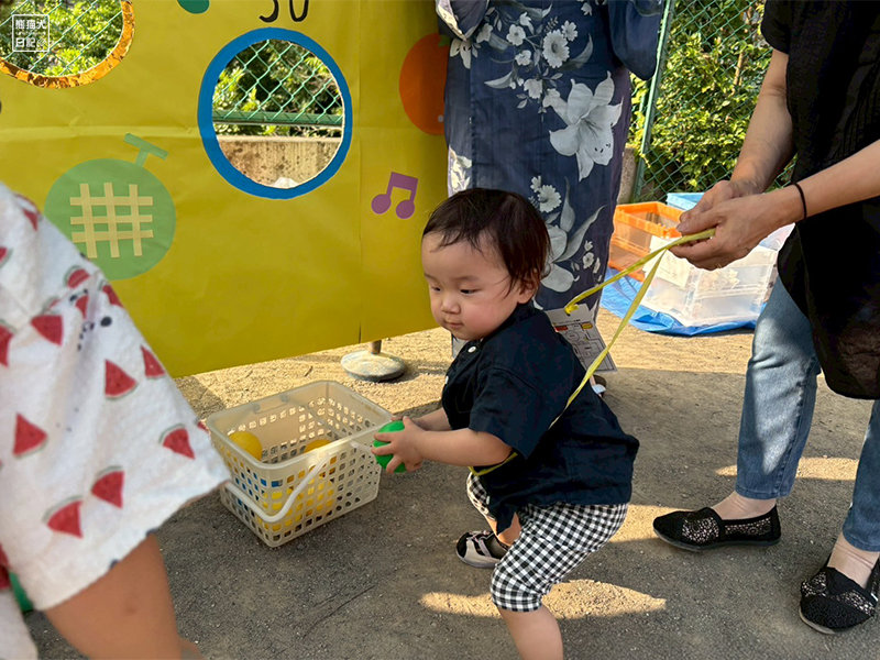 小童のお祭り参戦