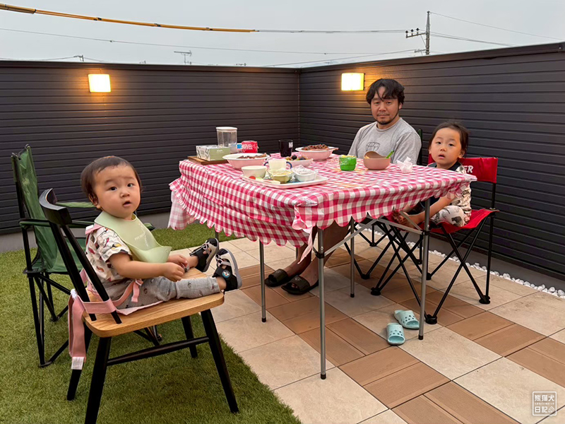 屋上カレー