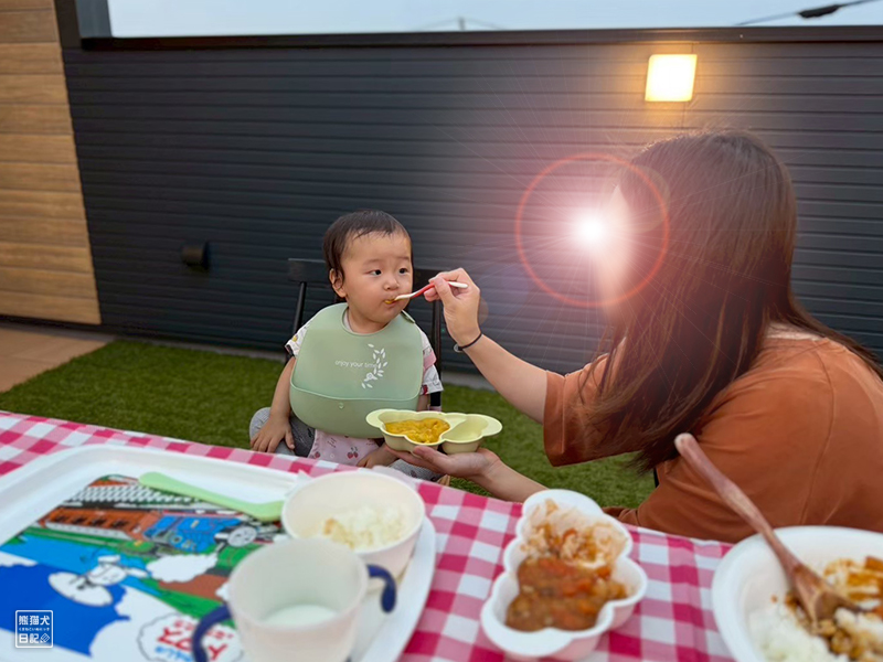 屋上カレー