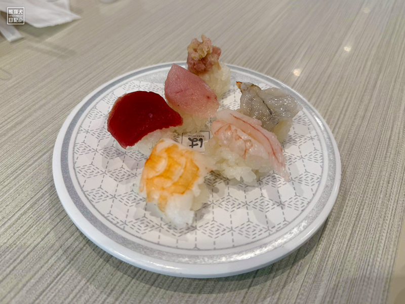 小倅の回転寿司体験