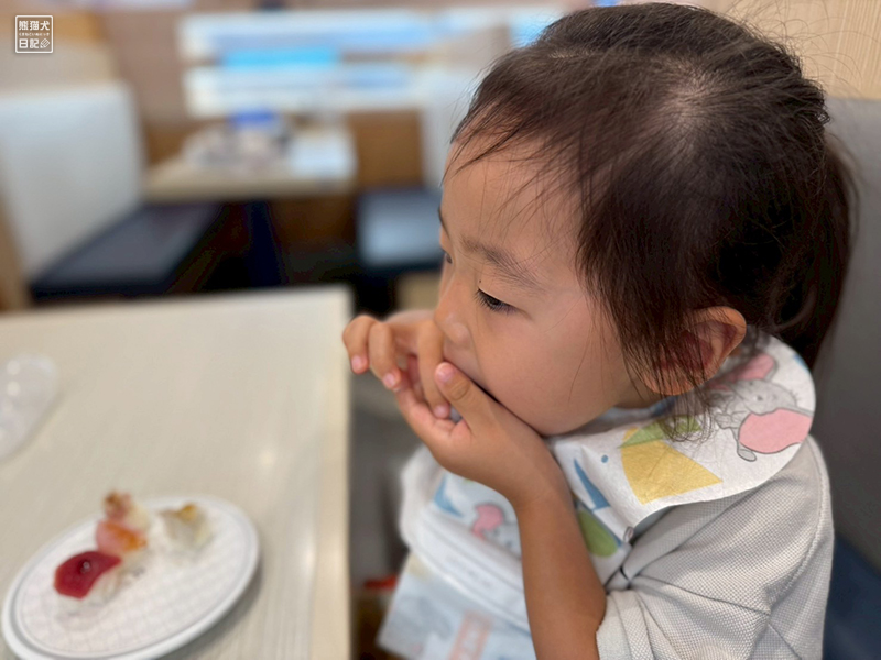 小倅の回転寿司体験
