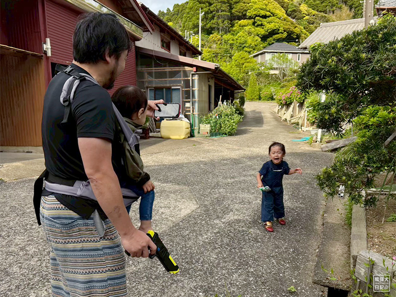 小倅の水鉄砲合戦