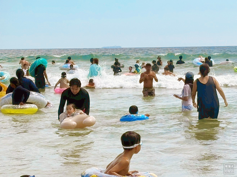 人生初の海水浴