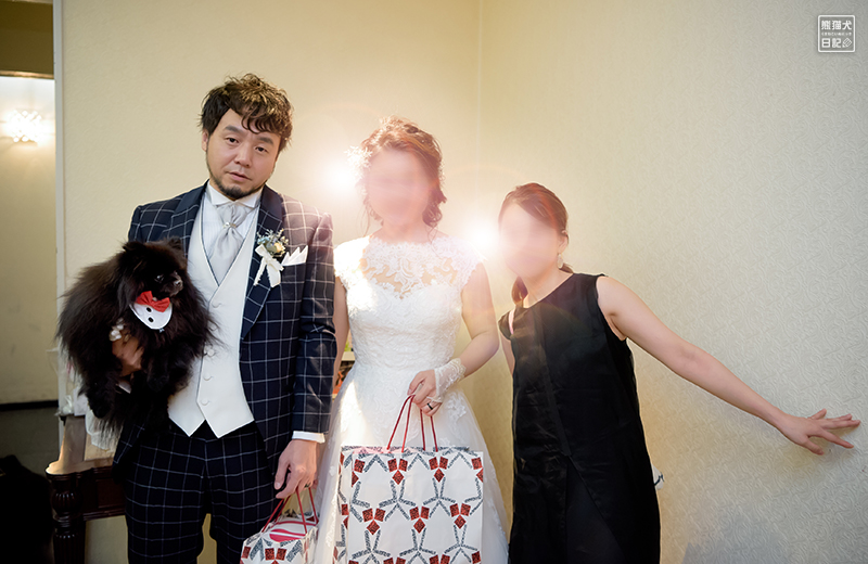 愛犬と一緒の結婚式