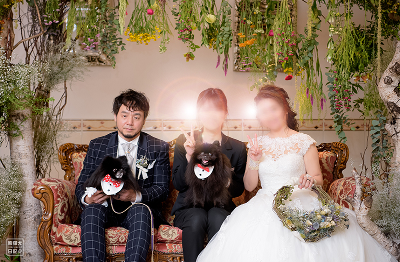 愛犬と一緒の結婚式