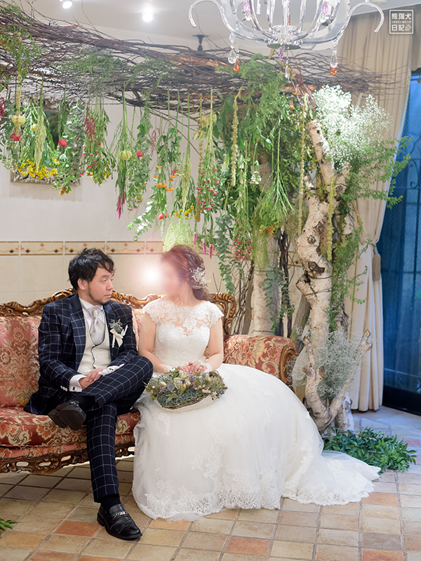 愛犬と一緒の結婚式