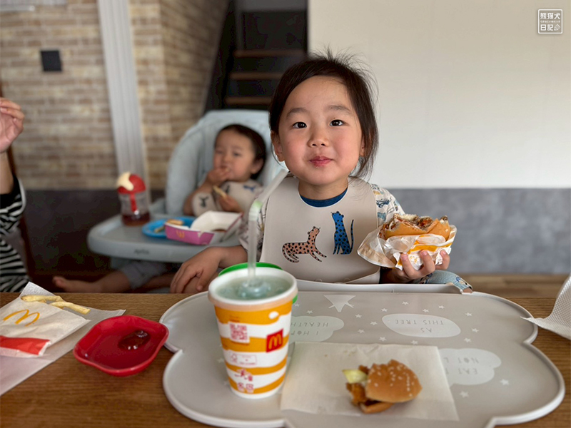 マクドナルド好きな子供