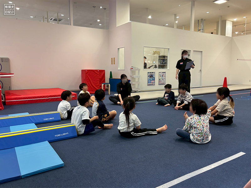 小倅の体操教室体験