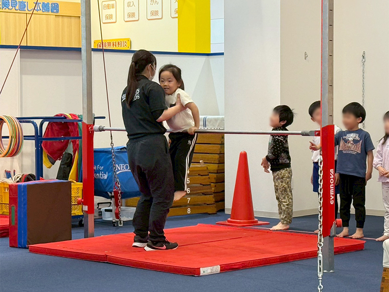 小倅の体操教室体験