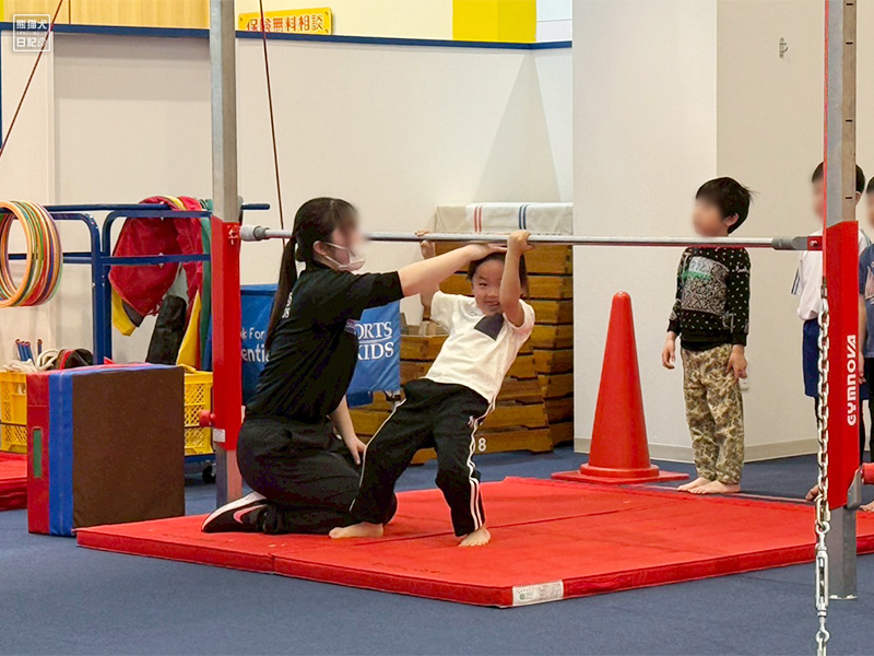 小倅の体操教室体験