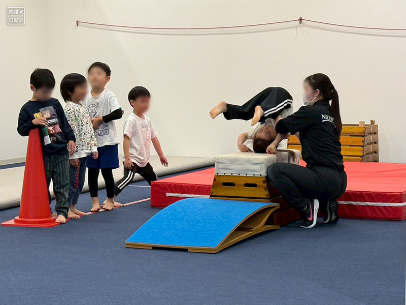 小倅の体操教室体験