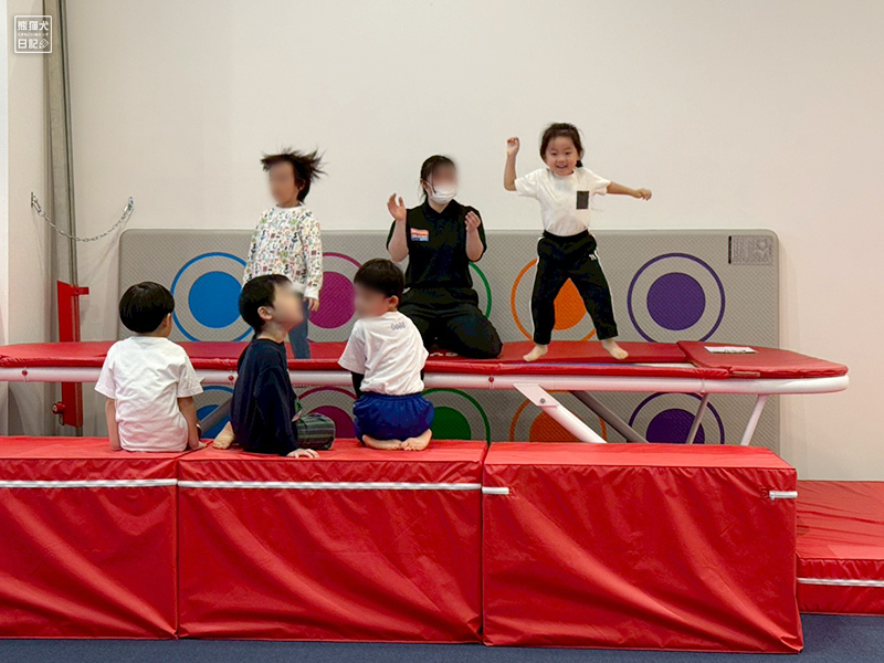 小倅の体操教室体験