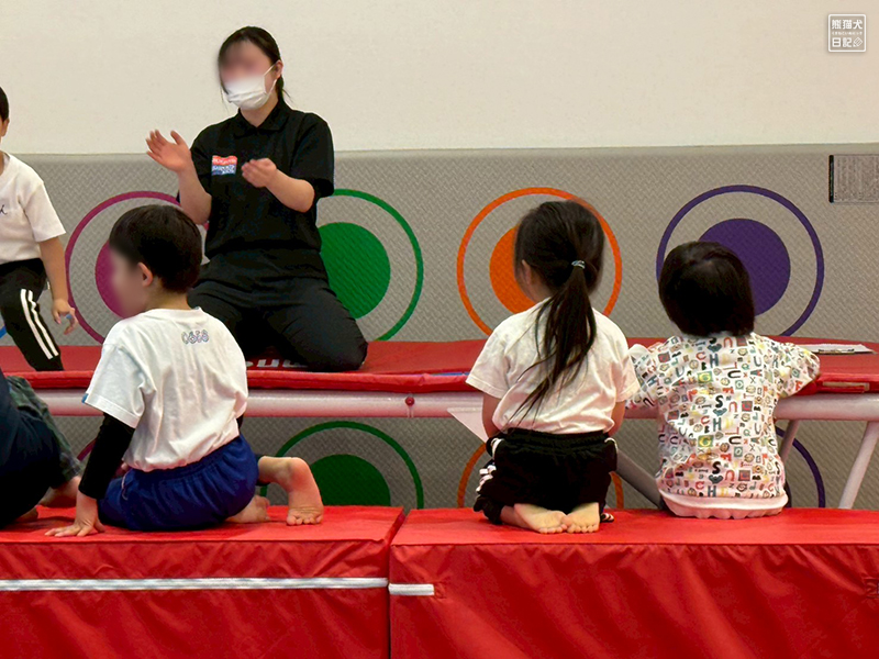小倅の体操教室体験