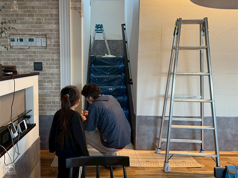 クロス貼り直し工事