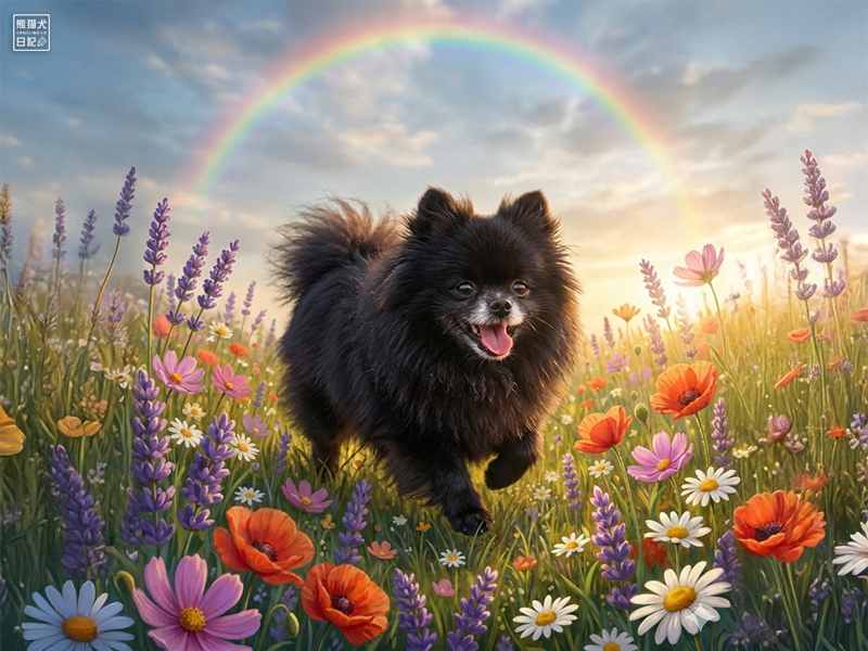 黒ポメラニアン志熊