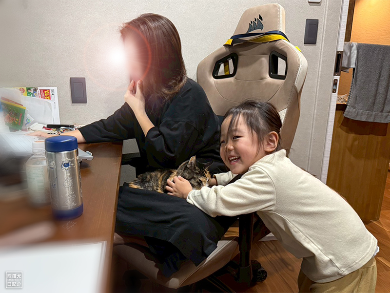 ツンデレ三毛猫の稚葉と小倅